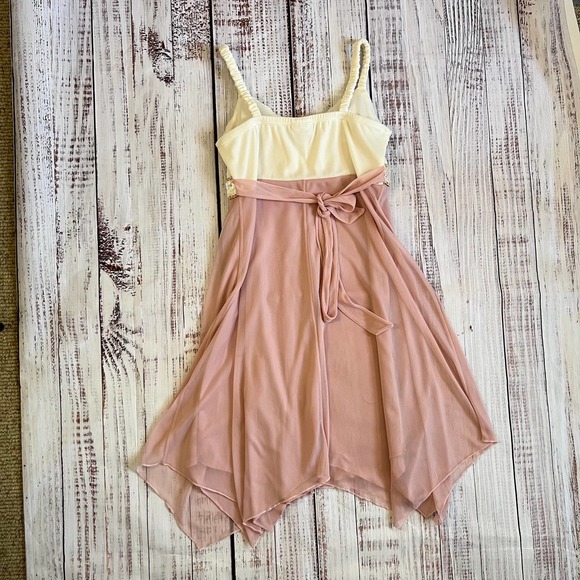 Sweet Storm Cream and Pink Mini Dress - Picture 2 of 5